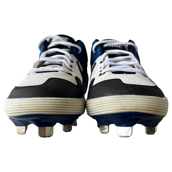 Nike Cleats Mens 7 Metal Huarache Elite 2 Low Baseball White Blue AJ6873-104 main image 6
